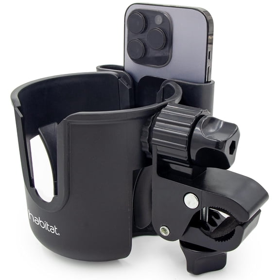 Habitat Universal Stroller Cup Holder Attachment with Phone Holder