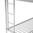 thumbnail image 6 of Aukfa Triple Bunk Bed, Twin over Full Bunk Bed with Trundle, 2 Ladders, Silver, 6 of 10