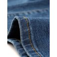 thumbnail image 5 of Agnes Orinda Women's Plus Size V Neck Straps Chambray Long Denim Jumpsuit 1X Blue, 5 of 7