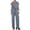Blue, variant on Womens Summer Outfits Women's Trousers Suit Casual Elegant Wear Set with Versatile Ideal Spring Easy To Clean and Maintain Comfy Sets for Women Clothing Black,XXL