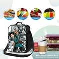 thumbnail image 4 of Deku My Hero Academia Izuku Insulated Lunch Bag Portable Thermal Lunchbag Reusable Bento Tote Bag Snack Bags, 4 of 9