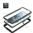 thumbnail image 2 of Galaxy S21 Case with Built in Screen Protector,Dteck Full-Body Shockproof Rubber Hybrid Protection Crystal Clear PC Back Protective Phone Case Cover for Samsung Galaxy S21,Purple, 2 of 3