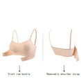 thumbnail image 7 of Penkiiy Women Bras Fashion Woman's Lace Beauty Back Solid Strap Wrap Plus Size Bra Underwear Beige Bras, 7 of 7