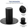 thumbnail image 3 of 1 PC Speaker Mount Stand Base Replacement Iron Speaker Bracket Accessory, 3 of 9