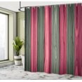 thumbnail image 4 of Ambesonne Rustic Shower Curtain, Cottage Cabin Life Print Art, 69"Wx84"L, Dark Coral, 4 of 4