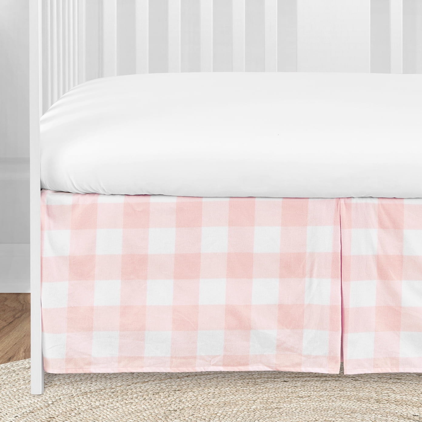 Pink buffalo check crib sheet 2025