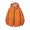 Orange, variant on Men's Hiking Cargo Jacket Full Zip Adjustable Drawstring Coats Midweight Relaxed Fit Solid Color Fall Spring Cycling Climbing Outerwear Tops Black M