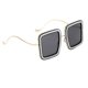thumbnail image 1 of Gafas de sol cuadradas cuadradas tamaño de montura grande para Playa Viajes libre , Gris Gris-plata Magideal Gafas de sol cuadradas, 1 of 7