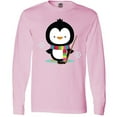 thumbnail image 3 of Inktastic Hockey Christmas Penguin Long Sleeve T-Shirt, 3 of 5