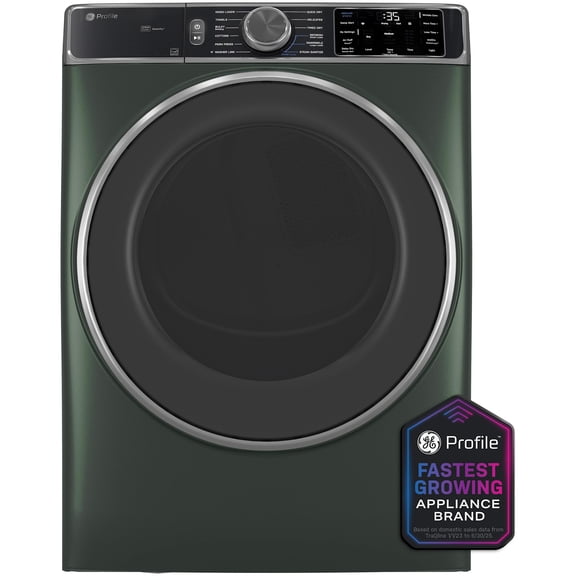 Ge Profile Pfd95espw 28" Wide 7.8 Cu. Ft. Energy Star Certified Electric Dryer - Green