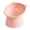 Pink, variant on ZZkhGo Tilted Non Slip Pet Feeding Bowl 15 Degree Ergonomic Cat Dog Food Water Dish Removable Transparent PC 11.5x11.7x13.7cm