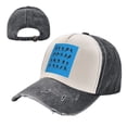 thumbnail image 7 of Ice Hockey Distressed Baseball Cap Dad Hats for Men Women Vintage Trucker Hat Low Profile Ball Caps, 7 of 7