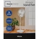 thumbnail image 5 of Ventilador de pedestal Mainstays Oscilante de 16' con 3 Velocidades Inclinación Ajustable Blanco FS4019MA, 5 of 6