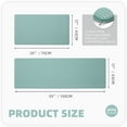 thumbnail image 3 of PABUBE Kitchen Rug, Anti Fatigue Kitchen Mat 2 Pieces, Non Skid Kitchen Floor Mat, Kitchen Rugs and Mats Washable, 17"x 29"+17"x 59", Teal, 3 of 11