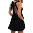 thumbnail image 4 of Mini vestido de verano Lucakuins para Mujer Escote en V Sin mangas, 4 of 5
