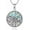 #1 Sri Yantra, variant on Allah Sri Yantra Flower of Life Necklace 925 Sterling Silver Abalone Allah Yantra Sacred Geometry Jewelry Anniversary Birthday Christmas Gifts for Women Wife Daughter
