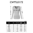 thumbnail image 6 of H2H Womens Basic Slim Fit Soft Long Sleeve V Neck Cotton T-Shirt BABYPINK US XL/Asia XL (CWTTL0172), 6 of 6