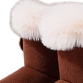 thumbnail image 5 of LvhaoGJOB Girls' Faux Fur Lined Snow Boots with Non-Slip Sole and Warm & Cozy, 5 of 8