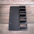 thumbnail image 5 of WHAMVOX Hairdressing Tool Rack Skeleton Design for Salon Use Wall Mounted 1Set Black PP, 5 of 5