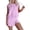 Purple, variant on Womens 2 Piece Sets Summer Lounge Set Sleeveless Cotton Tank Top Lined Split Skirt Matching Set Outfits, L