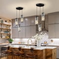 thumbnail image 4 of ZXNYH 3 Light Chrome Pendant Lighting Modern Pendant Light, Mini Crystal Chandeliers,Adjustable Pendant Light Fixture for Kitchen Island Dinning Room Bedroom (Chrome 3-Light), 4 of 7