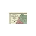 thumbnail image 4 of Historic County Map - Mecklandburg County Virginia - Finch 1870 - Vintage Wall Art, 4 of 4
