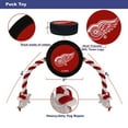 thumbnail image 3 of Pets First NHL Detroit Red Wings Hockey Puck Toy - Heavy-Duty Durable Rubber Dog Toy, 3 of 4