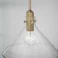 thumbnail image 5 of 1 Light Pendant In Modern Style-10.25 Inches Tall And 14 Inches Wide-Aged Brass Finish    -Traditional Installation Capital Lighting 345811Ad, 5 of 5