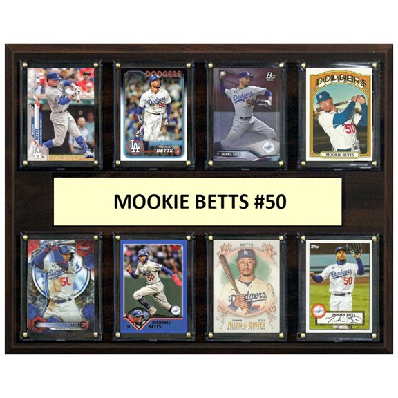 Collectible Mookie Betts Los Angeles Dodgers 12" x 15" Trading Card Plaque