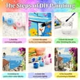 thumbnail image 3 of QUITEDEW Town Paint by Numbers Kit for Adults,with Framed,in Colorful Box,Acrylic Watercolor for Gift and Wall Decoration(8x12 Inch), 3 of 8