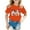 Orange, variant on Toddler Girls Cartoon Graphic Tee Short Sleeve Crew Neck T-Shirt, Sizes 1-13