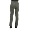 thumbnail image 2 of NYDJ womens  Petite Marilyn True Olive Straight Leg Jean, 10P, 2 of 3
