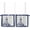 Borderedthh77303, variant on 24 Inch Long Tier Curtains for Kitchen, Nautical Blue Retro Sailboat Seagull Bathroom Window Curtains Rod Pocket Short Curtains Window Treatment Tiers for Living Room Farmhouse 2 Panels