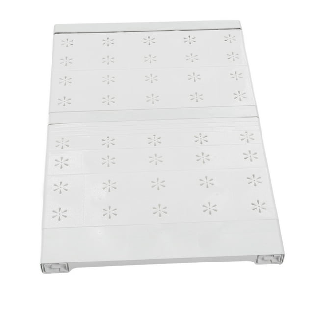 Tablettes de Garde-Robe Extensibles, Longueur Ajustable, Étagère de Rangement Gain de Place pour Garde-Robe Armoire Salle de Bain