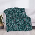 thumbnail image 3 of Disketp Vintage Floral Flannel Blankets - Thick and Warm Blanket for Winter, Soft Fuzzy Plush King Blanket for All Seasons40"x30", 3 of 6