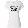 thumbnail image 3 of Inktastic Maine Coon Mama with Flowers and Arrow Women's T-Shirt, 3 of 5