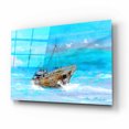 thumbnail image 2 of Epic Art 'Blue Sea' by Ata Alishahi, Acrylic Glass Wall Art, 16"x12", 2 of 8