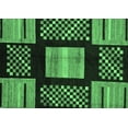 thumbnail image 1 of Ahgly Company Indoor Rectangle Abstract Emerald Green Modern Area Rugs, 8' x 10', 1 of 4