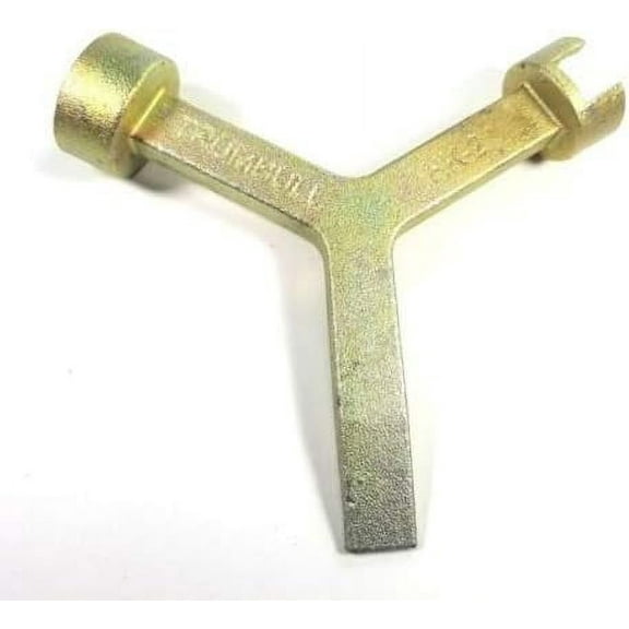 Trumbull HK-2 Meter Box Key/Curb Key/Wrench, Std   Lg Pentagon Nut, Meter Valve