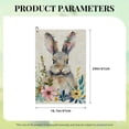 thumbnail image 6 of ONETECH Rabbit Flowers Whimsical Golf Towel Father's Day 24x16in 1PC, 6 of 7