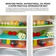 thumbnail image 4 of Refrigerator Liners,Refrigerator Mats Washable Fridge Shelf Liners Non Slip Refrigerator Shelf Liners Multifunction Drawer Liners Kitchen Cabinet Liner Cupboard Liner,17.7"x11.4"(Green), 4 of 5