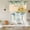 Yellow, variant on Sunflowers Trucks Balloon Curtains for Bedroom/Front Door/Bathroom, Spring Farmhouse Eucalyptus Teal Wood Tie Up Curtains 63 Inch Length Light Filtering Kitchen Curtains Shades for Windows 46"x63"