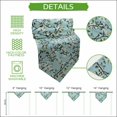 thumbnail image 5 of Lemon Flower Table Runner Linen Burlap Table Runner 70 Inches Long Summer Leaves Botanical Garden Florals Dresser Scarves for Kitchen Island Coffee Dining Party Wedding Banquet Holiday Decor 13"x70", 5 of 8