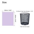 thumbnail image 2 of Uxcell 4-6 Gallon Small Trash Bags Waste Basket Liners Purple, 60 Counts / 3 Rolls, 2 of 5