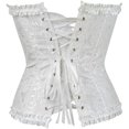thumbnail image 3 of Femmes Corsets Bustiers Désossés Haut Brodé Grande Taille, 3 of 5