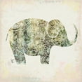 thumbnail image 3 of Metz, Andi 15x15 Black Modern Framed Museum Art Print Titled - Boho Elephant I, 3 of 5
