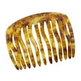 thumbnail image 2 of French Amie Fab 13 Teeth Medium Handmade Celluloid Side Hair Comb for Women, 2 of 38