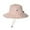 Beige, variant on Mens and Womens Sunscreen Fisherman Hat Outdoor Mountaineering Fishing Sunshade Hat Breathable Sun Hat Drinking Hat One Size