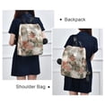 thumbnail image 4 of FORMRS Women's Travel Backpack Purse Anti-Theft Hidden Pockets Casual Shoulder Bag, Red Mountain Pattern, 4 of 7