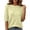 Beige, variant on Women's Pullover Sweater Half Sleeve For Elbow Length Crew Neck Loose Blouse Summer Casual Lightweight Plus Size 1/2 Sleeve Shirts
